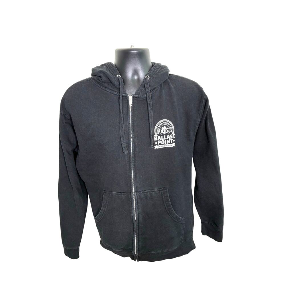 Ballast Point Brewing Company Black Zip Hoodie Medium